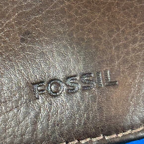 Fossil Crossbody Bag Vintage Genuine Leather 8.5 x 7.5 x 3 - Picture 11 of 13